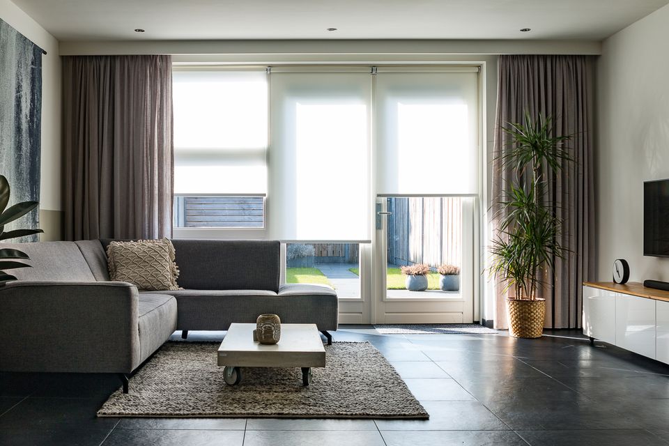 Bright family living room